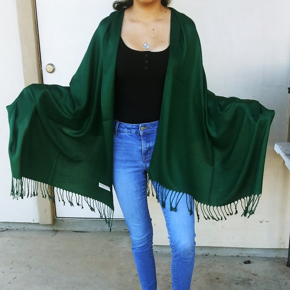 GREEN Shawl Scarf Wrap
